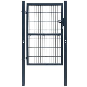 2D Fence Gate (Single) Anthracite Gray 41.7" x 66.9"