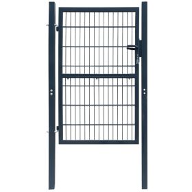 2D Fence Gate (Single) Anthracite Gray 41.7"x82.7"