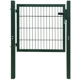 2D Fence Gate (Single) Green 41.7"x51.2"