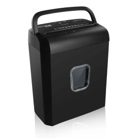 8-Sheet Cross Cut Paper Shredder, 11.5L x 6.5W x 16H in.