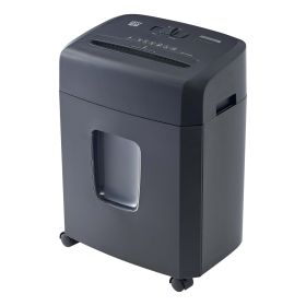 10-Sheet Cross Cut Paper Shredder, 11.5L x 6.5W x 16H in.