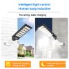 LED Solar Street Light Motion Sensor Dusk to Dawn Outdoor Road Lamp