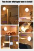 Led Night Light USB Charging Motion Sensor Round Energy-saving Led Lamps Bedroom Sound/Light Control For Corridor Home Bathroom