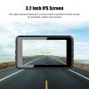 H740 Mini Dvrs 3.2' IPS Screen Car Dvr FHD 1080P Dual Camera With Rear View H740 Auto Recording Backup Dash Cam G-Sensor Registrator built in 32GB