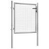 Garden Gate Galvanized Steel 41.3"x49.2" Silver