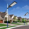 LED Solar Street Light Motion Sensor Dusk to Dawn Outdoor Road Lamp