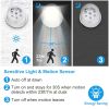 Wireless LED Spotlight 90 Degree Motion Sensor Night Lamp 360°Rotate Cordless Stairs Lights Battery Operated