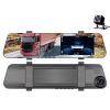 1080P Rearview Mirror Car DVR Dual Dash Cam Camera Front Rear HD Video Recorder