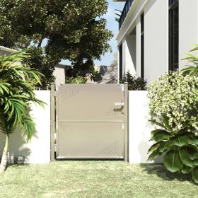 Garden Gate 39.4"x39.4" Stainless Steel (Color: Silver)