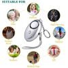 3packs Emergency Personal Alarm, 140DB Personal Siren Keychain With LED Lights, Emergency Security Alarm