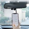 New Car Rearview Mirror Mount Phone Holder For iPhone  GPS Seat Smartphone Car Phone Holder Stand Adjustable Support