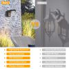 Inowel Wall Light Outdoor PIR Sensor LED Wall Mount Lamp Round Wall Sconce Lighting with Motion Sensor 11723