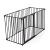 Metal Baby Playpen Fireplace Safety Fence;  Extra Wide Barrier Gate for Indoor Baby/Pet /Christmas Tree XH