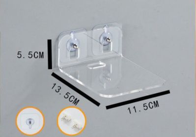 Living Room Camera Monitoring Shelving Bracket (Option: Transparent shelving)