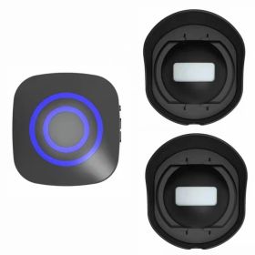 Wireless Home Outdoor Waterproof Doorbell (Option: Two Drag One European Standard)